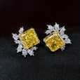 Pendientes opulentos de racimo amarillos – imagen 2
