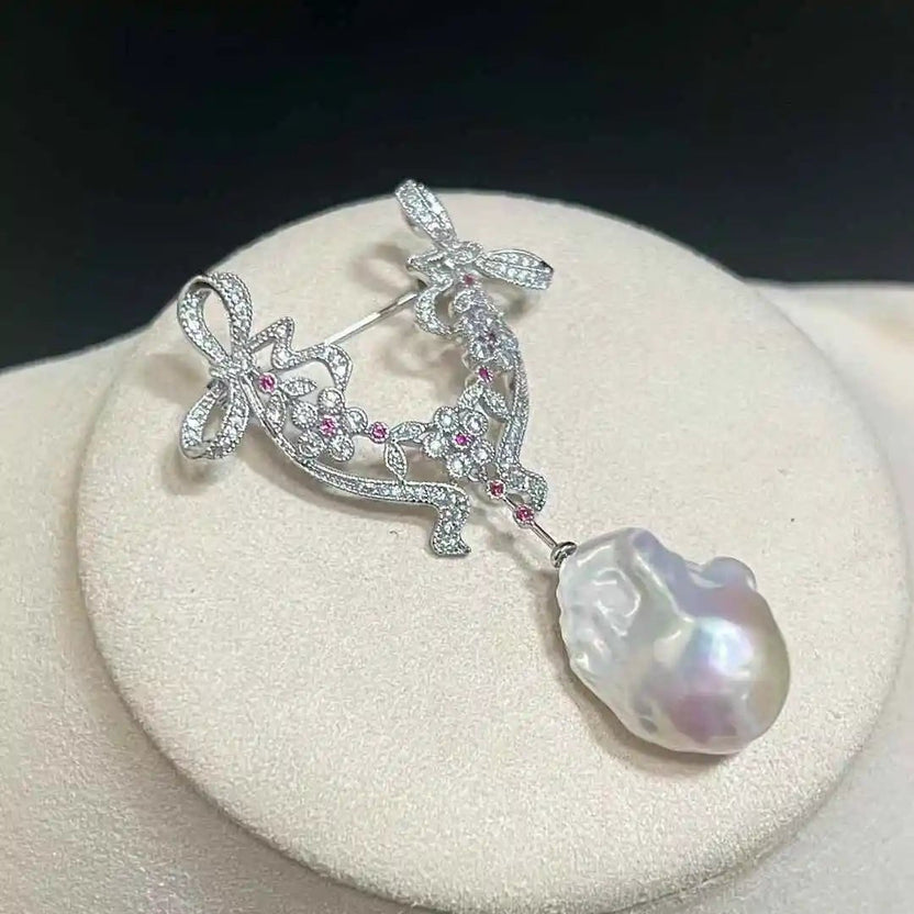 Broche barroco de lazo