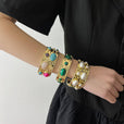 Brazalete vintage de guijarro barroco – imagen 5