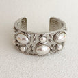 Brazalete vintage de guijarro barroco – imagen 4