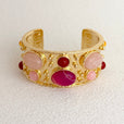 Brazalete vintage de guijarro barroco – imagen 2