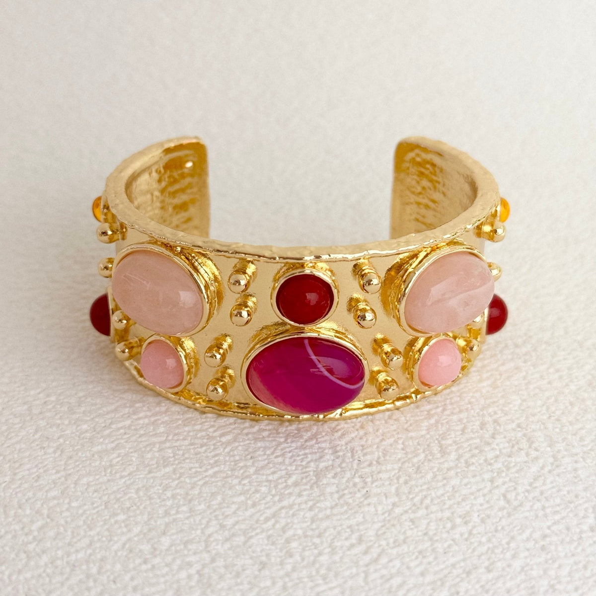 Brazalete vintage de guijarro barroco – imagen 2