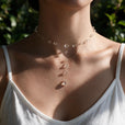 Collar Sirène de gotas transparentes – imagen 2