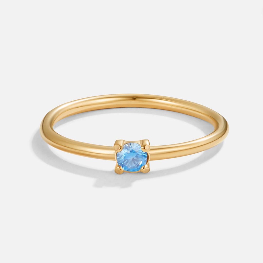 Anillos únicos de piedra natal – imagen 6