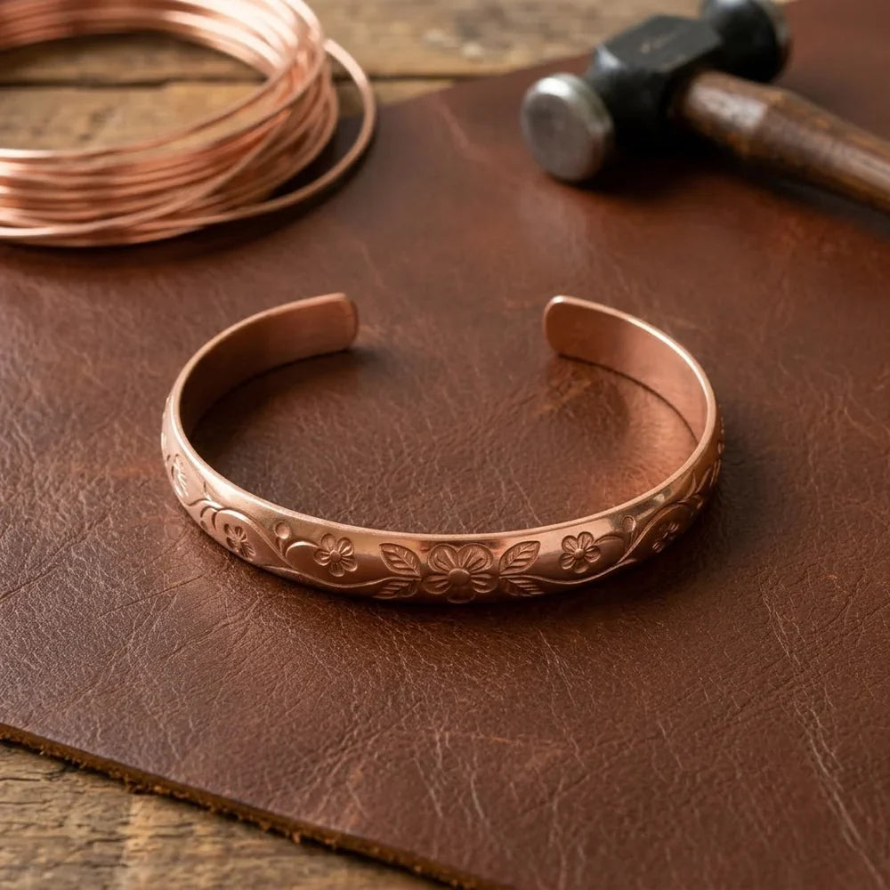 Pulsera de cobre Ember Bloom – imagen 2