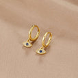 Pendientes dorados en forma de gota Eye Drop