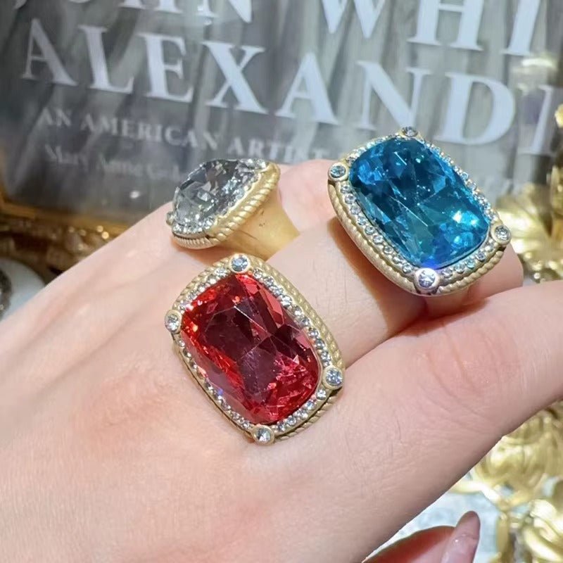 Anillo Veritas azul dorado – imagen 2
