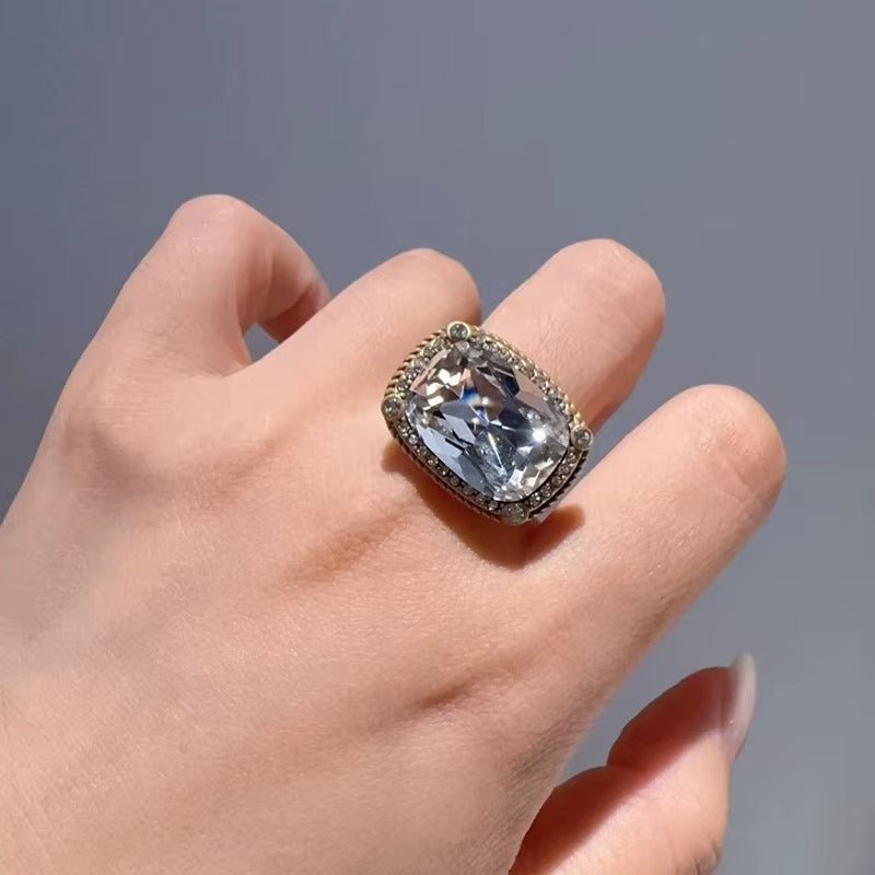 Anillo Veritas azul dorado – imagen 4