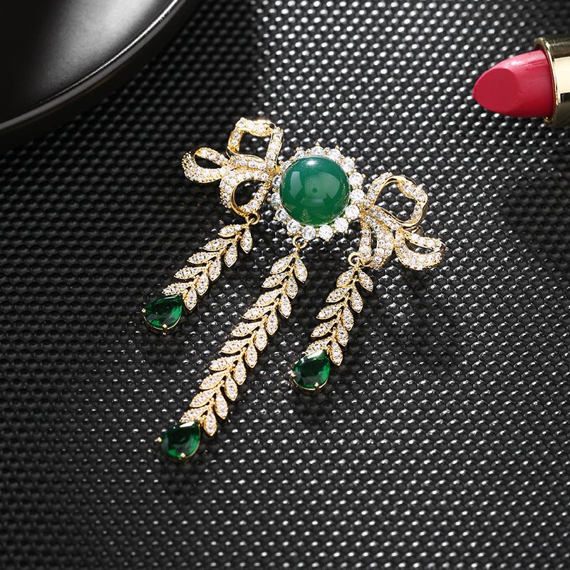 Broche de cristal Bowfall – imagen 2