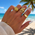 Anillo de serpiente detallado (ajustable) – imagen 4