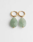 Pendientes colgantes de piedra natural elegantes y atemporales Carmen, Lucía & Rocío
