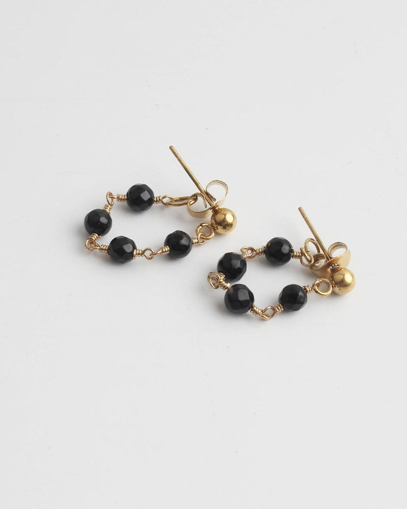 Pendientes estilizados de piedras múltiples Carmen, Lucía & Rocío