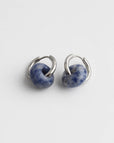 Pendientes aro donut de piedra – imagen 7