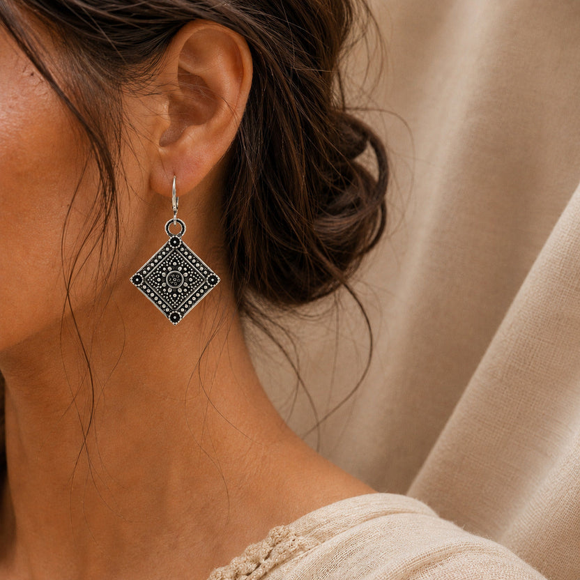 Pendientes colgantes bohemios retro
