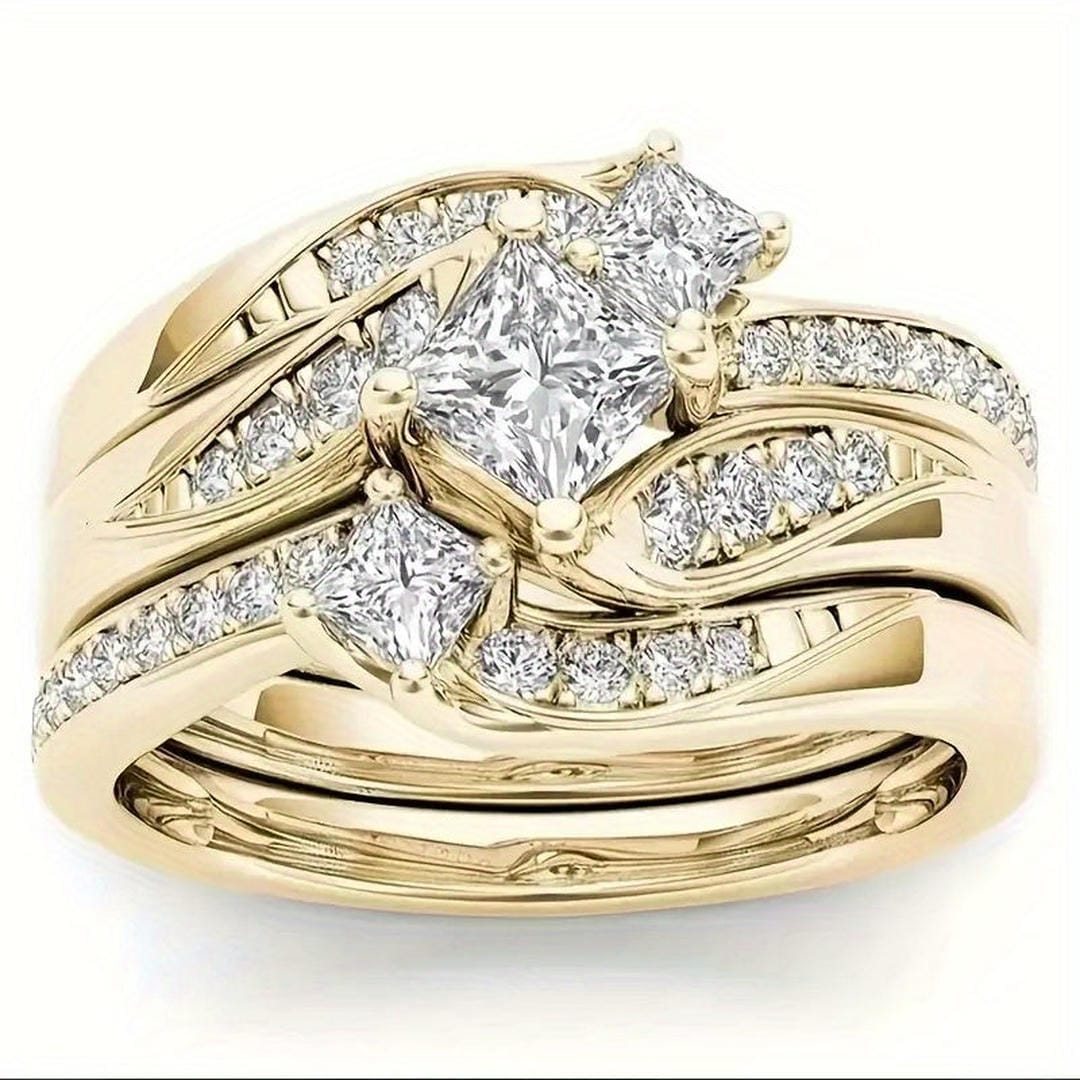 Conjunto de anillos Racimo de Princesa — Carmen, Lucía & Rocío