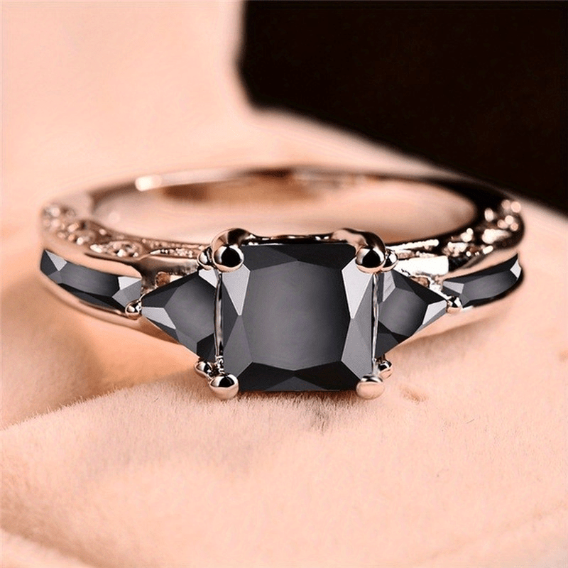 Anillo Eternidad negro — Carmen, Lucía & Rocío