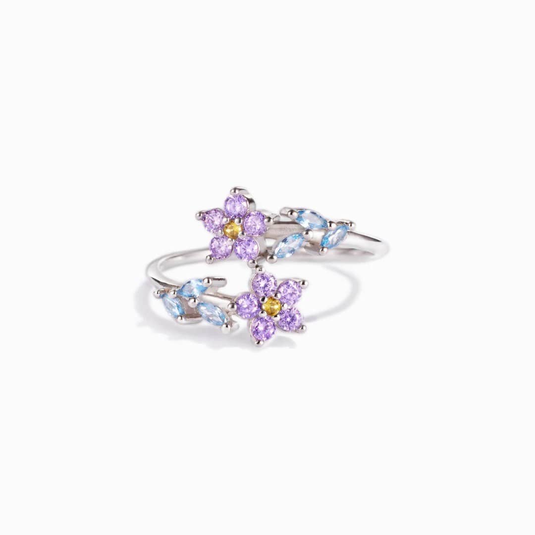 Anillo Gracia azul morado – imagen 3