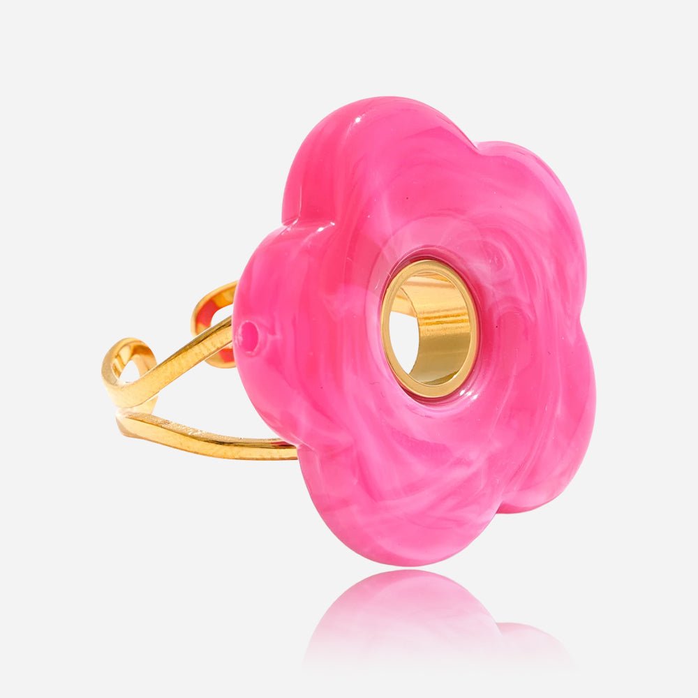Anillo abierto Flor Dulce — Carmen, Lucía & Rocío