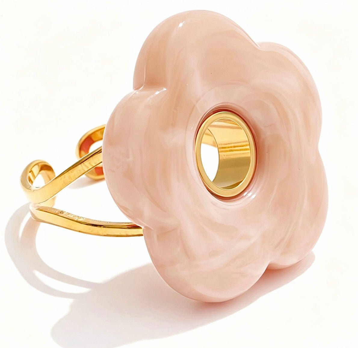 Anillo abierto Flor Dulce — Carmen, Lucía & Rocío