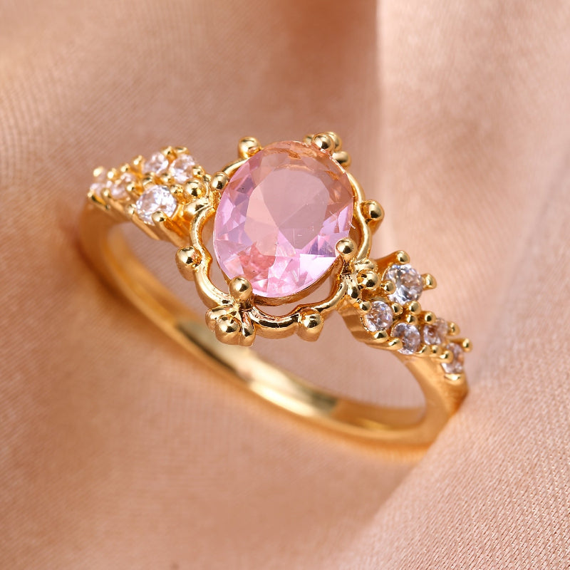 Anillo llamativo Halo Exquisito — Carmen, Lucía & Rocío