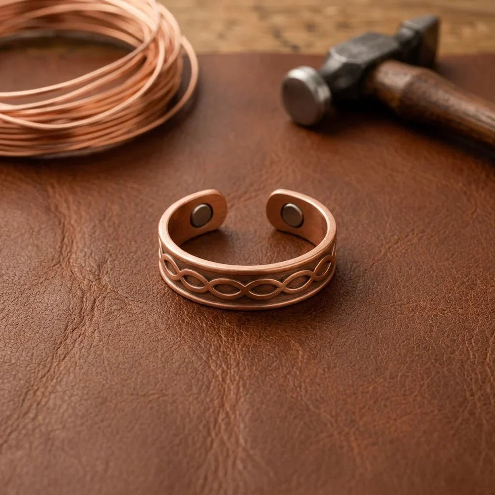 Anillo de cobre Char Bloom – imagen 2