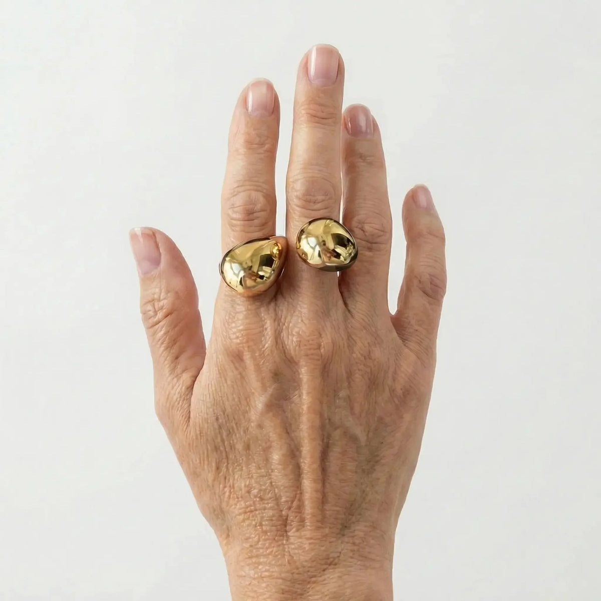 Anillo gota de agua voluminoso – imagen 2