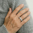 Anillo de eternidad de moissanita Coralia – imagen 2