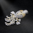 Broche pájaro cantor coronado – imagen 4