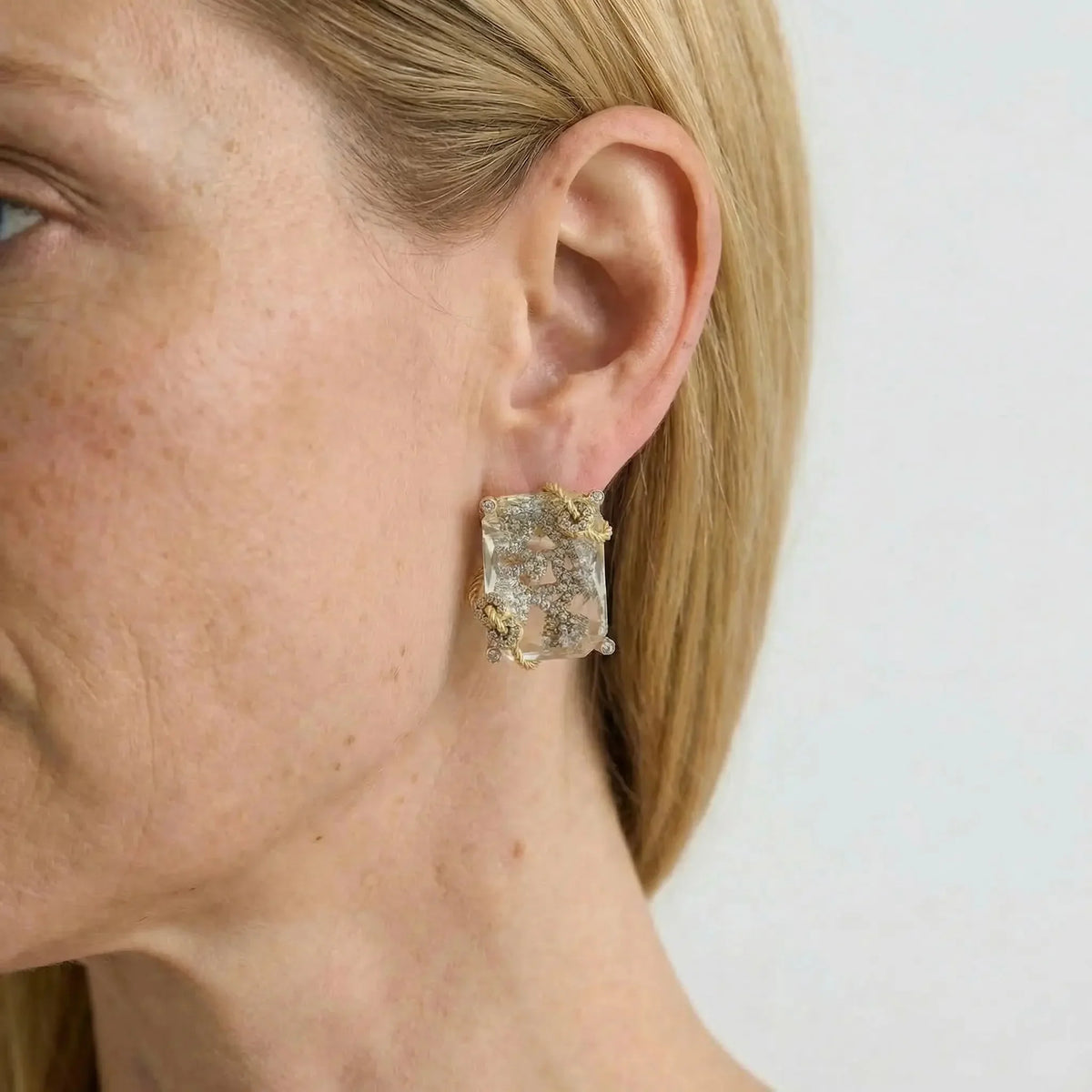 Pendientes vintage Bóveda de Cristal — Carmen, Lucía & Rocío