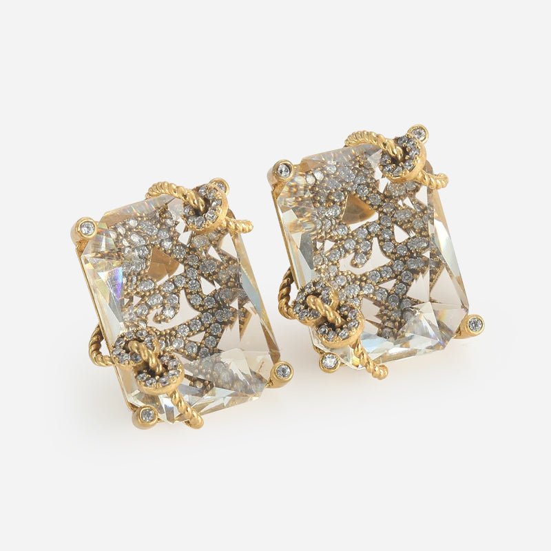 Pendientes vintage Bóveda de Cristal — Carmen, Lucía & Rocío