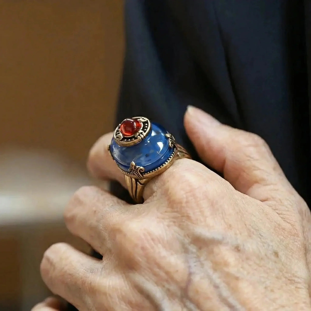 Anillo vintage CrystalCrown – imagen 2