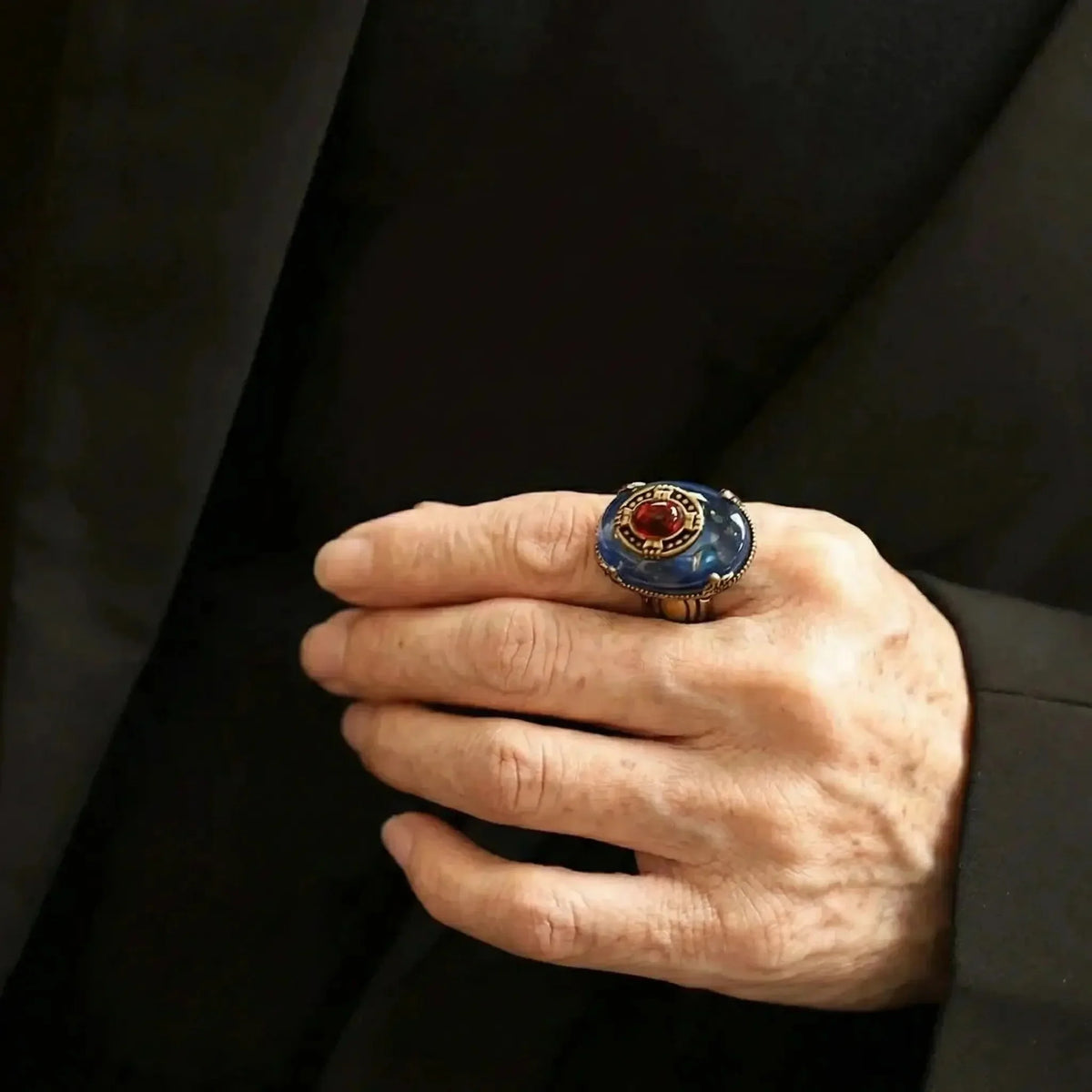 Anillo vintage CrystalCrown – imagen 3