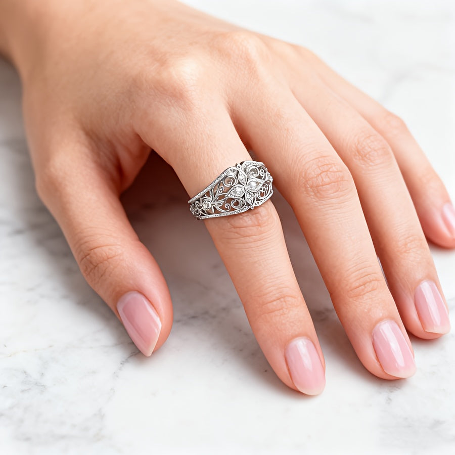 Anillo bohemio vintage atemporal – imagen 3