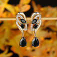 Pendientes glamour de piedra natal