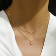 Collar de circonita de doble capa – imagen 2