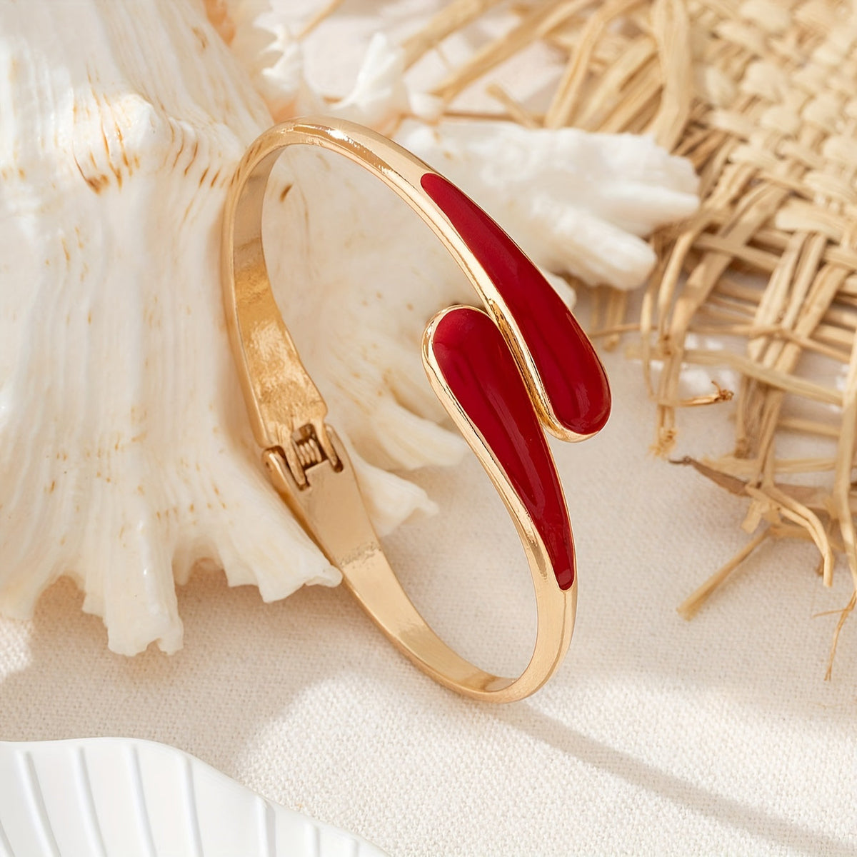 Pulsera de esmalte en forma de lágrima – imagen 2