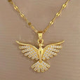 Collar de circonita Phoenix en oro blanco – imagen 2