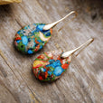 Pendientes de piedra Vibrant Emperor – imagen 2