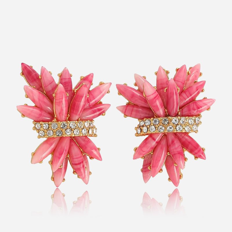 Pendientes dalia de luz