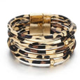 Pulsera envolvente boho ancha y multicapa – imagen 2