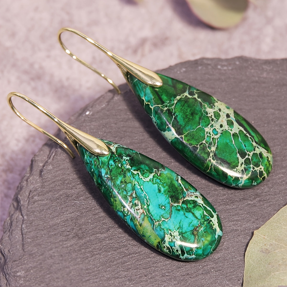 Pendientes verdes con estilo y estéticos — Carmen, Lucía & Rocío