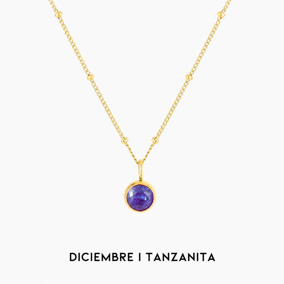 Collar luminoso con gema circular – imagen 17