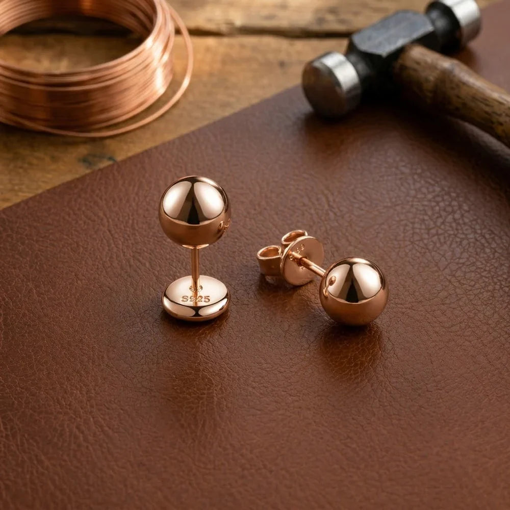 Pendientes de cobre Radiant Dome – imagen 2