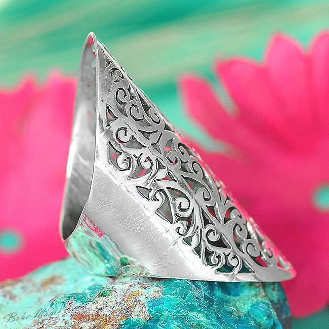 Anillo llamativo de dedo completo – imagen 3