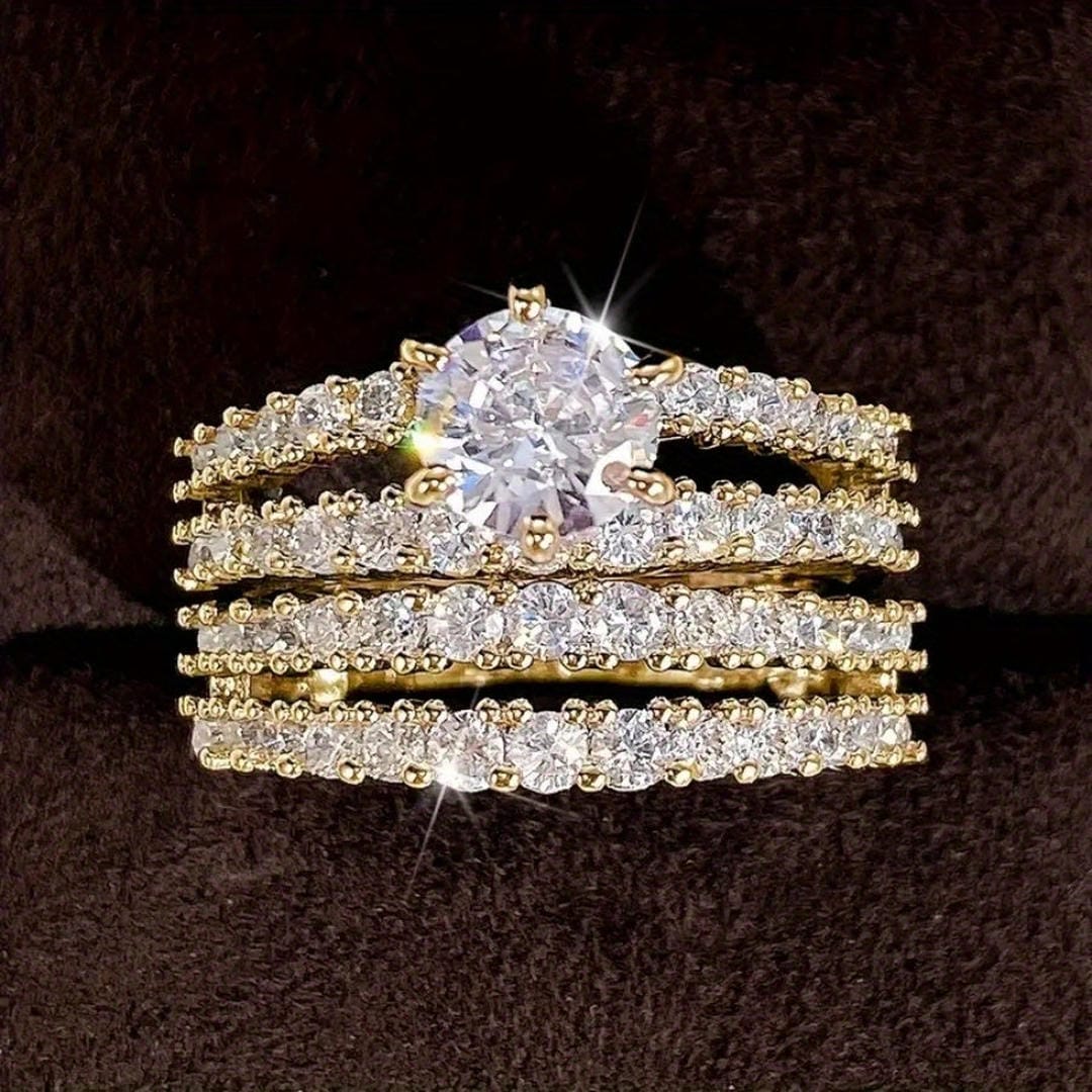 Set de anillos halo radiantes – imagen 3