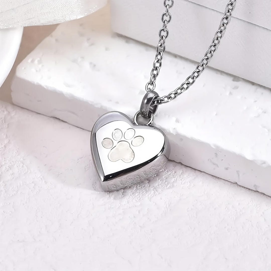Collar con colgante de huella de amor – imagen 2