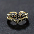 Anillo de doble capa de lujo