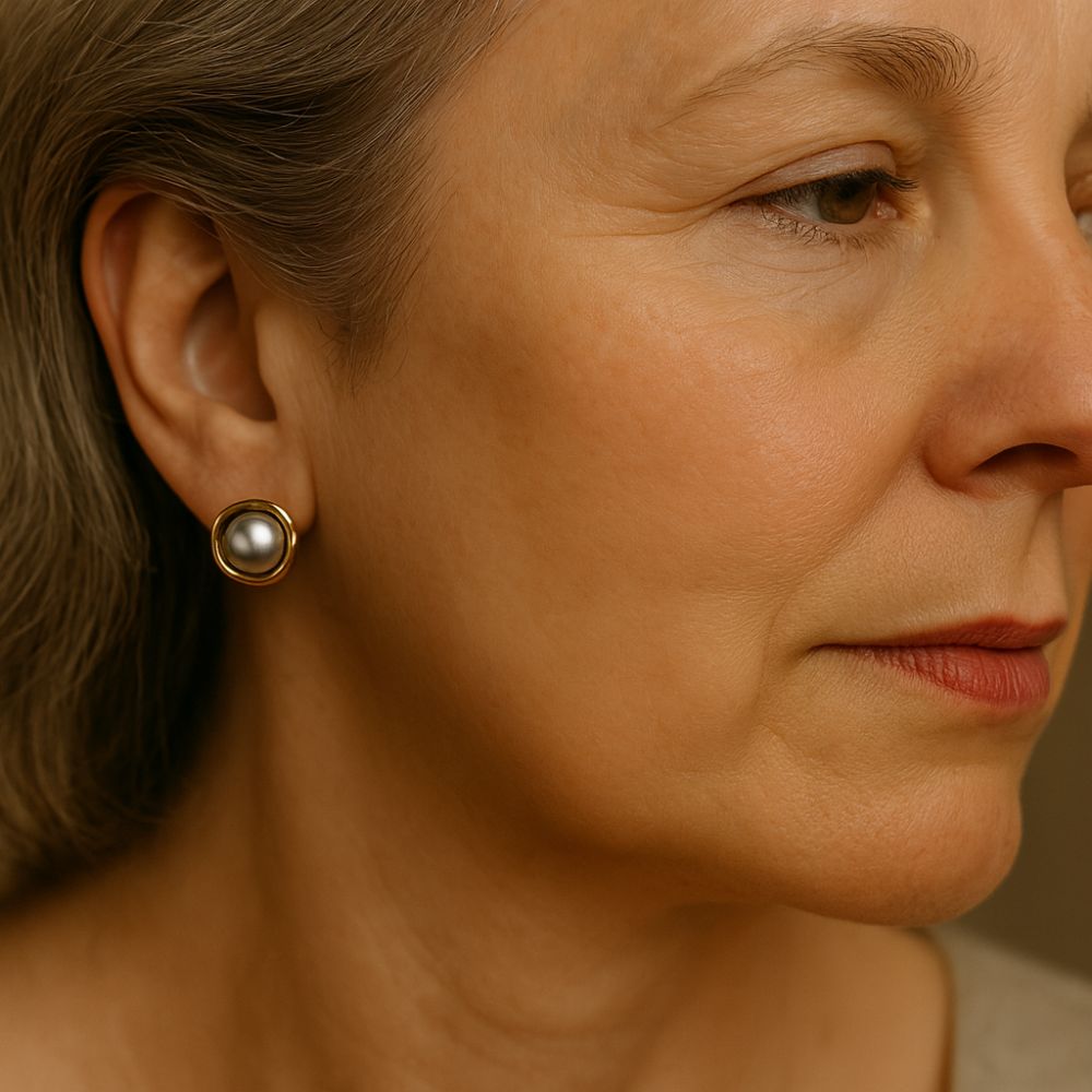 Pendientes de perla tahitiana de herencia – imagen 2