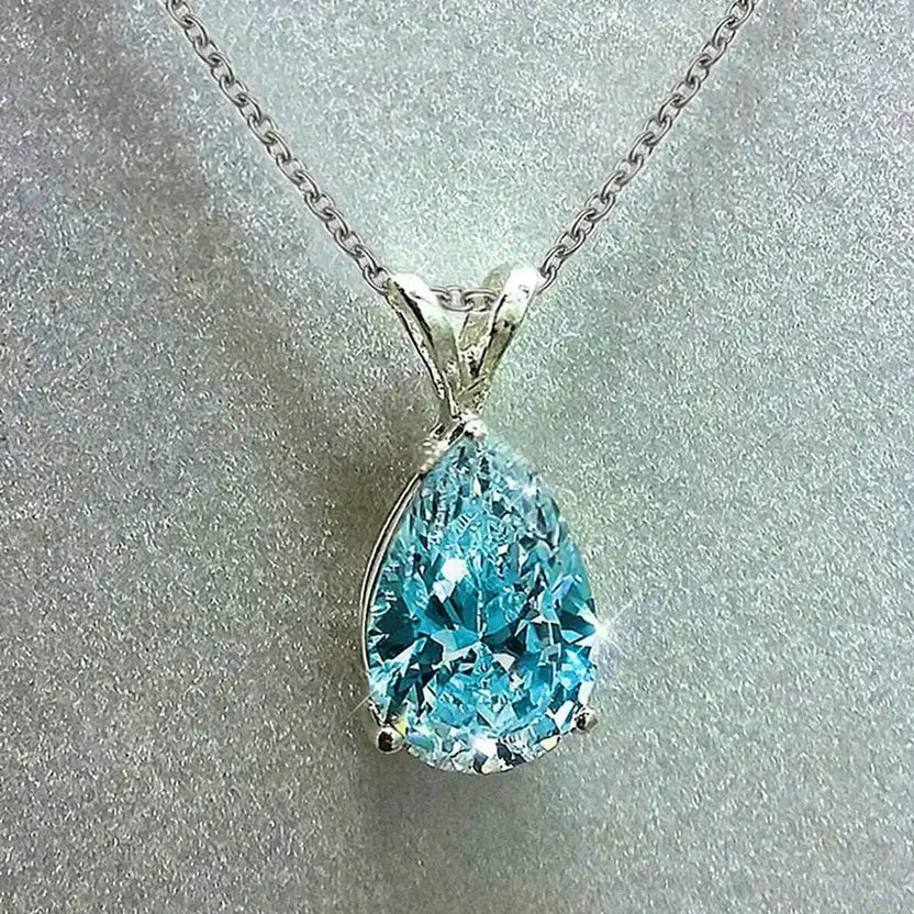 Collar elegante Lágrima del océano