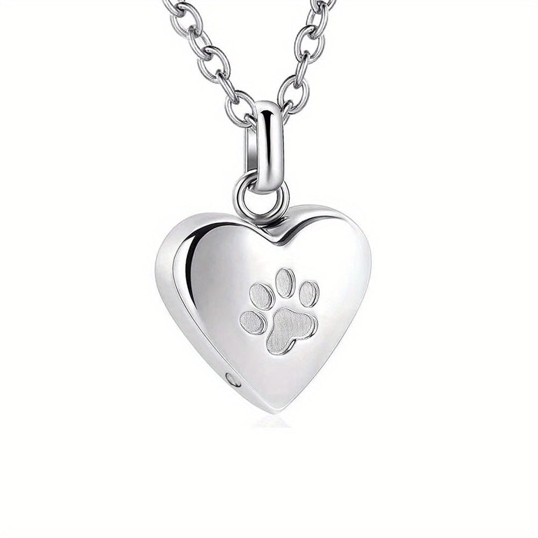 Collar con colgante de huella de amor – imagen 3
